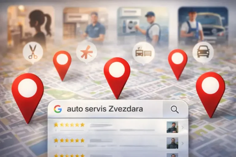 Kako Google odlučuje koju lokalnu firmu će prikazati u rezultatima pretrage na osnovu lokacije i dostupnih informacija